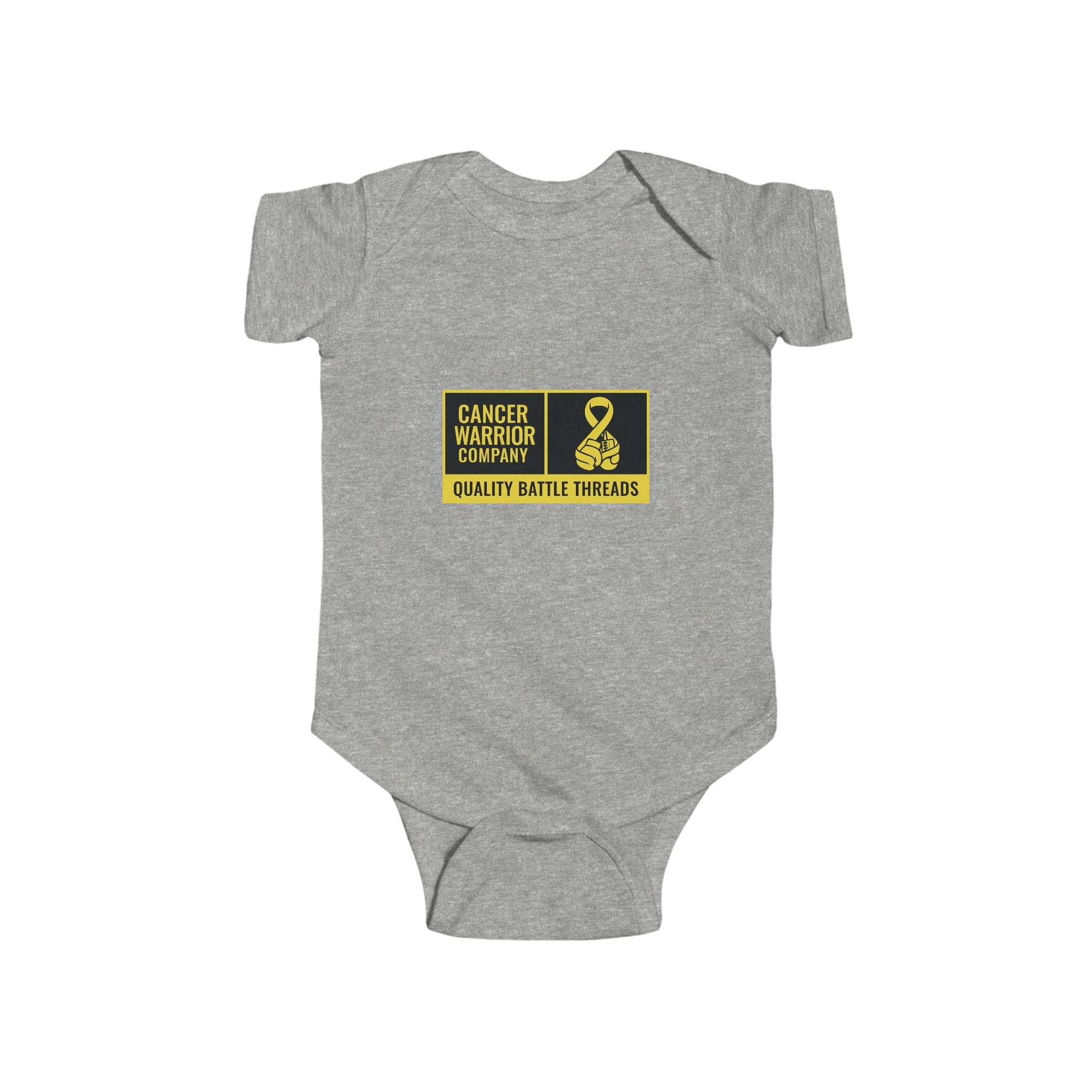 Infant - Cancer Warrior Company - Label Logo Bodysuit