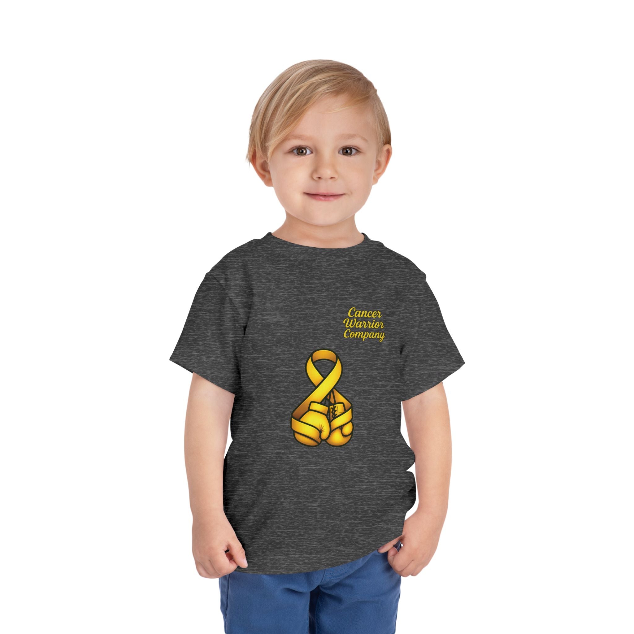 Toddler - Cancer Warrior Company - Boxing Gloves Tee