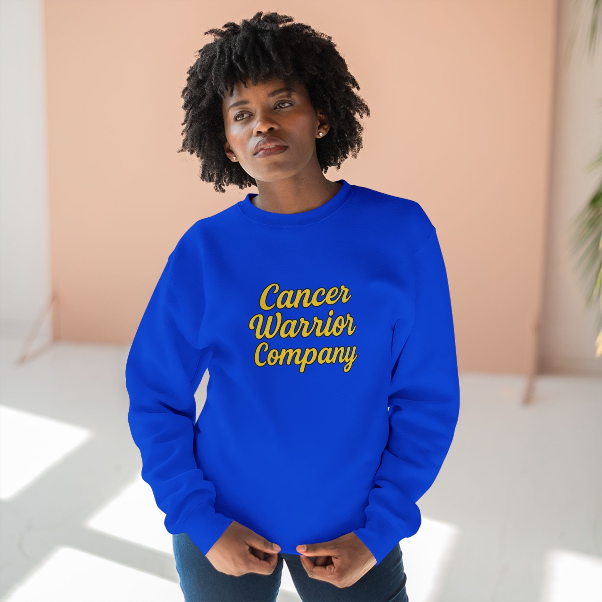 Adult (Unisex) - Cancer Warrior Company - Signature Script Sweatshirt
