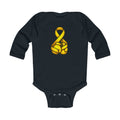 Infant - Cancer Warrior Company - Boxing Gloves Long Sleeve Bodysuit