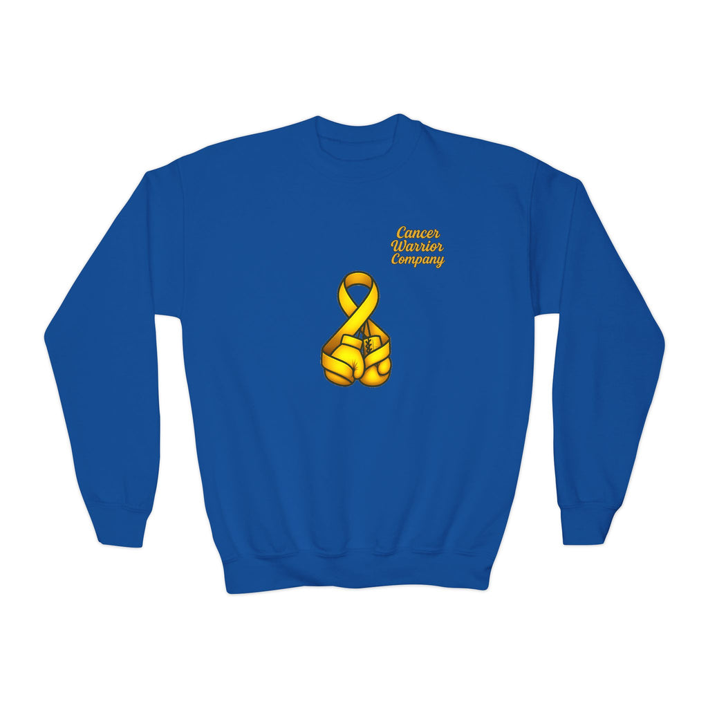 Youth - Cancer Warrior Company - Boxing Gloves Sweatshirt