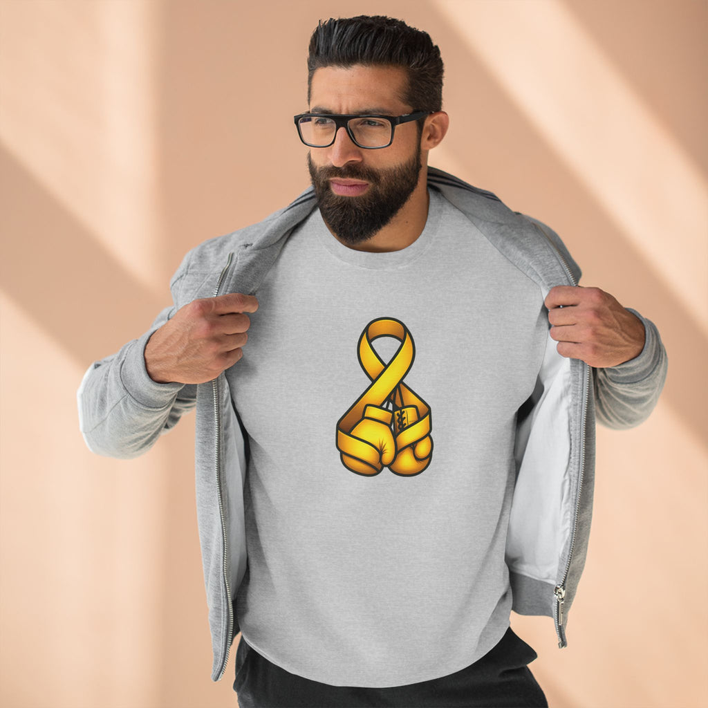 Adult (Unisex) - Cancer Warrior Company - Boxing Gloves Sweatshirt
