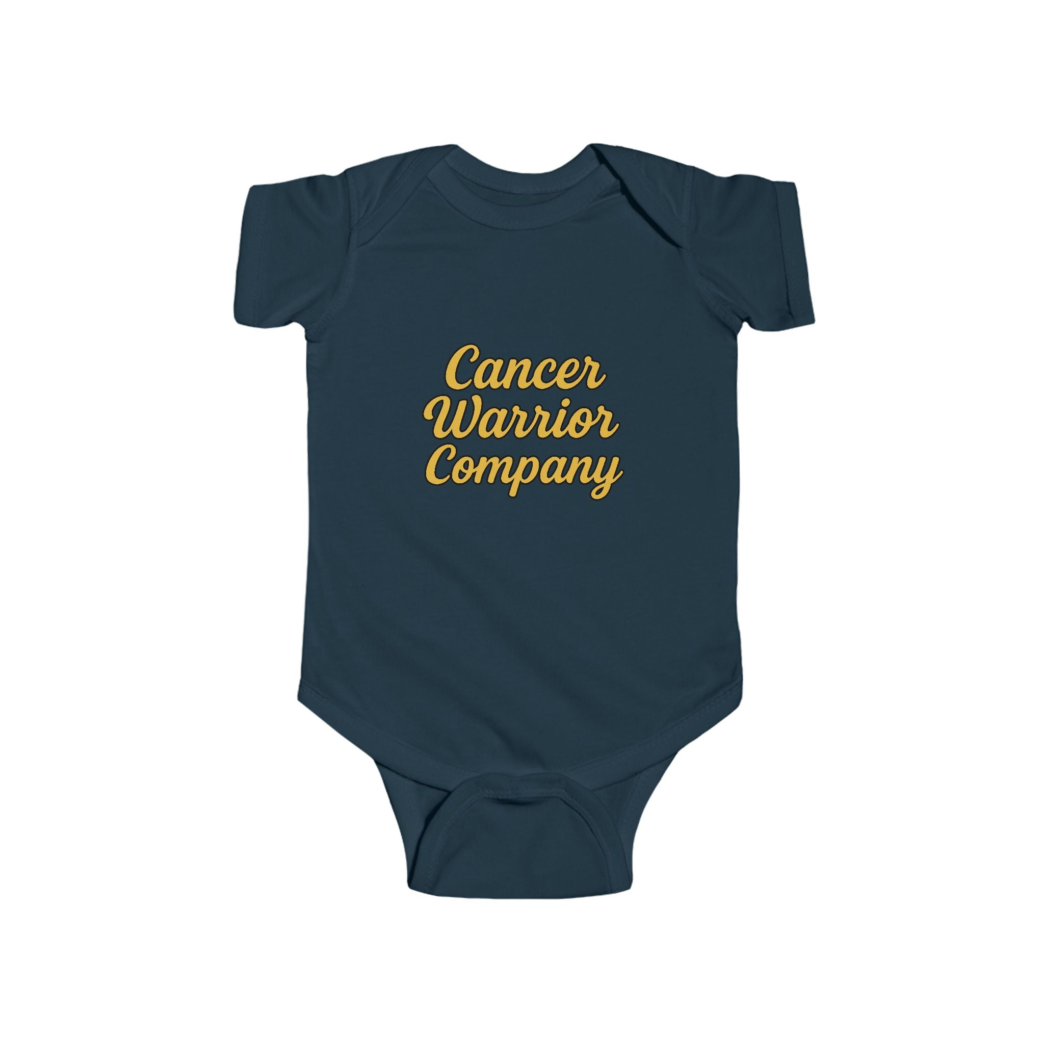 Infant - Cancer Warrior Company - Signature Script Bodysuit
