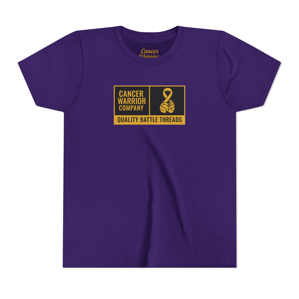 Youth - Cancer Warrior Company - Label Logo Tee