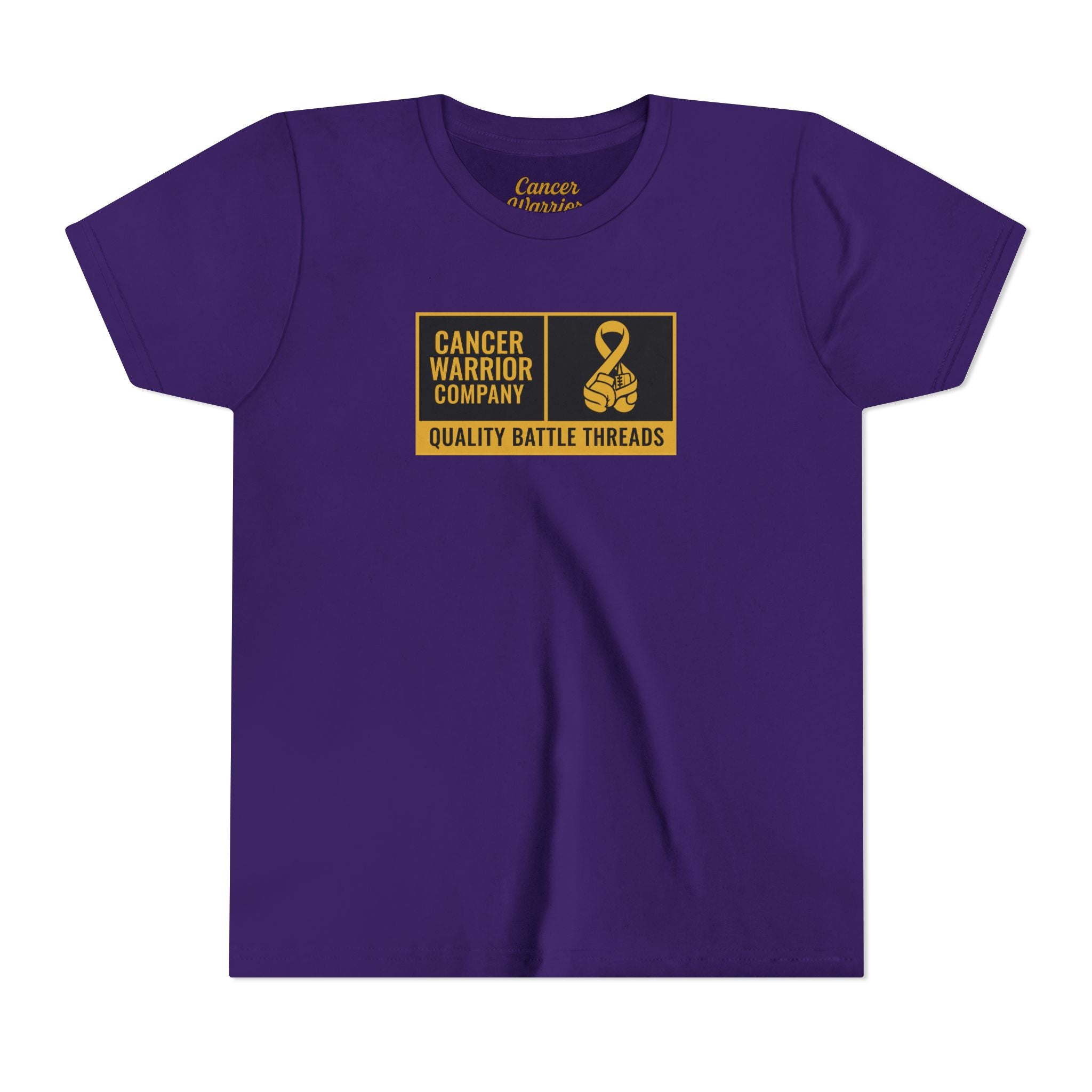 Youth - Cancer Warrior Company - Label Logo Tee