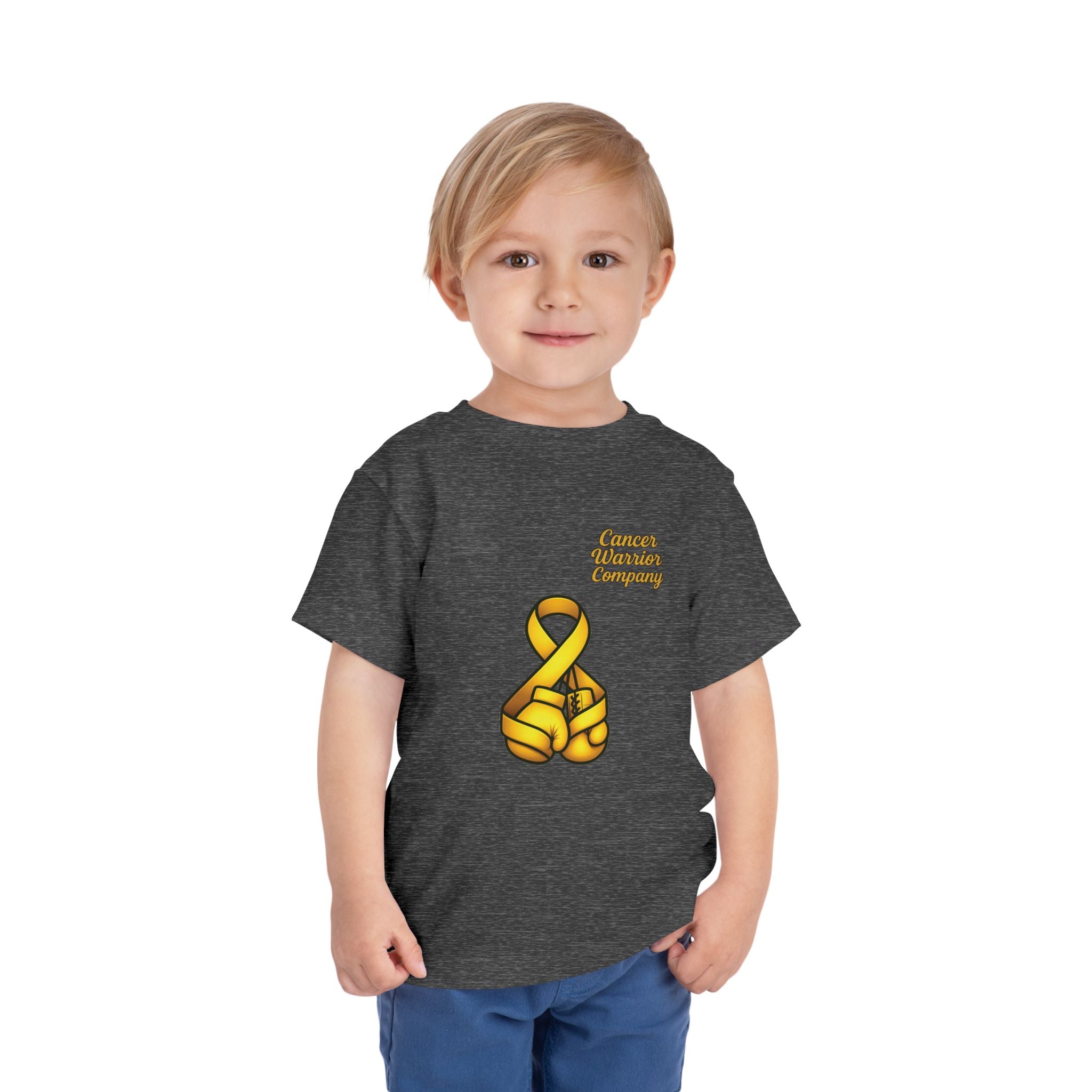Toddler - Cancer Warrior Company - Boxing Gloves Tee