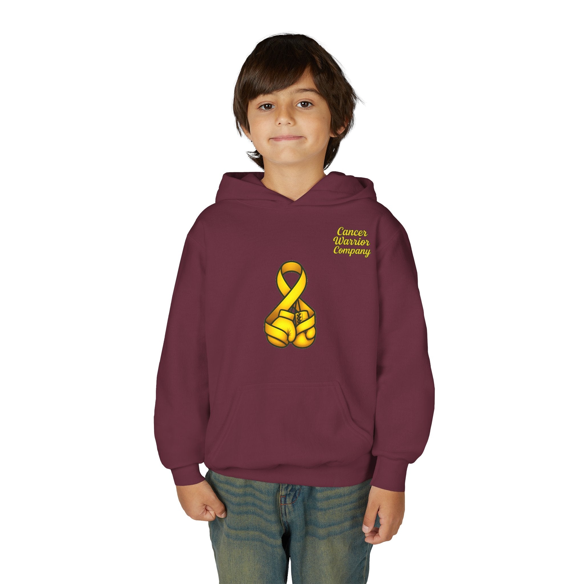 Youth - Cancer Warrior Company - Boxing Gloves Hoodie