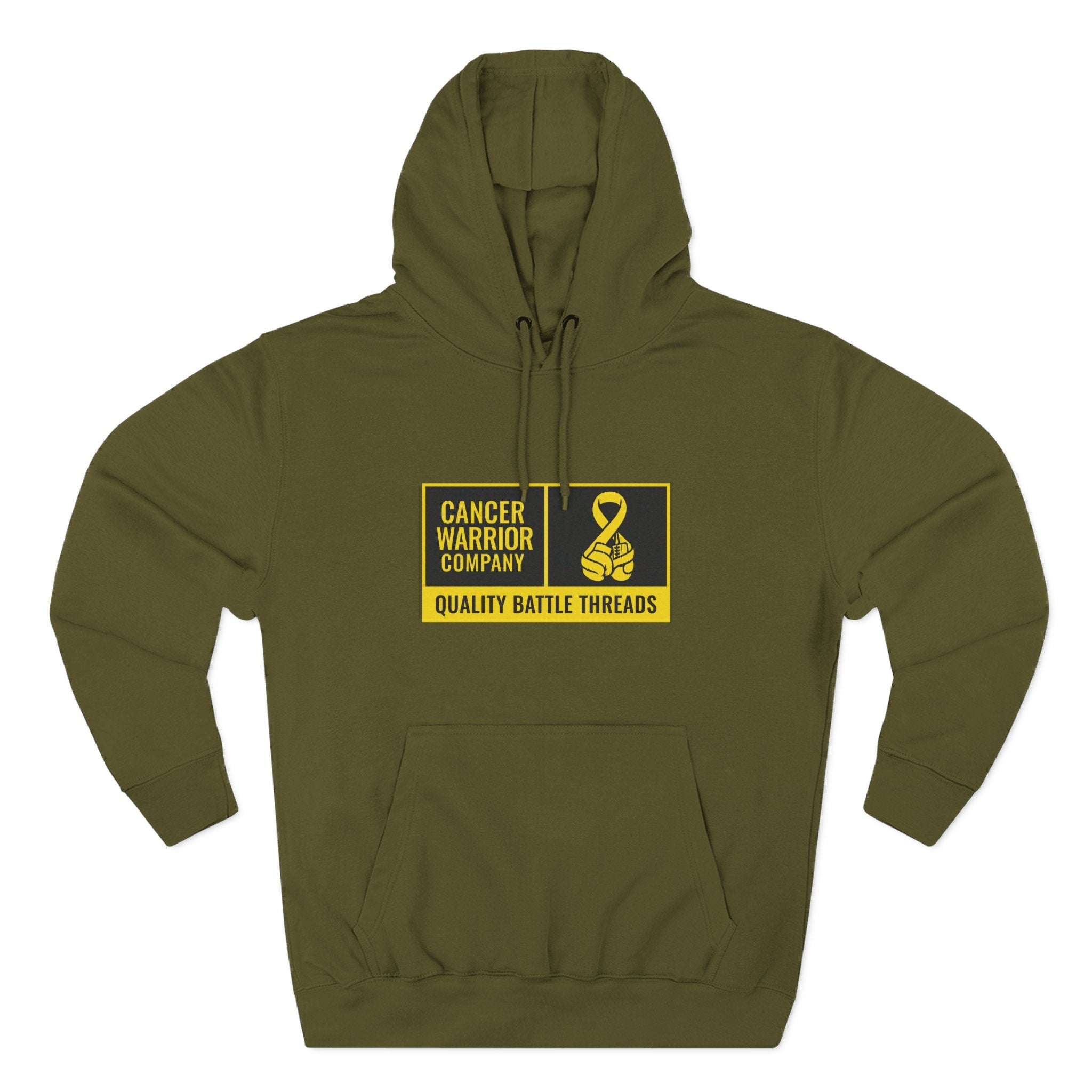 Adult (Unisex) - Cancer Warrior Company - Label Logo Hoodie